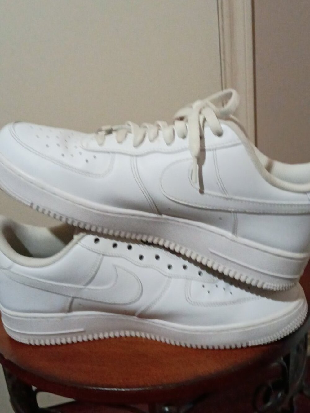 Nike Air Force 1 '07 Low Mens Size 10 White Athletic Shoes Sneakers CW2288-111 - Picture 13 of 14